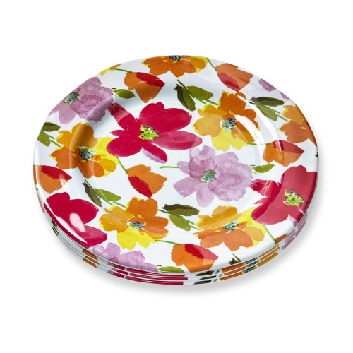 Picture of SPRINGTIME FLORAL MEL SALAD PLT S/4