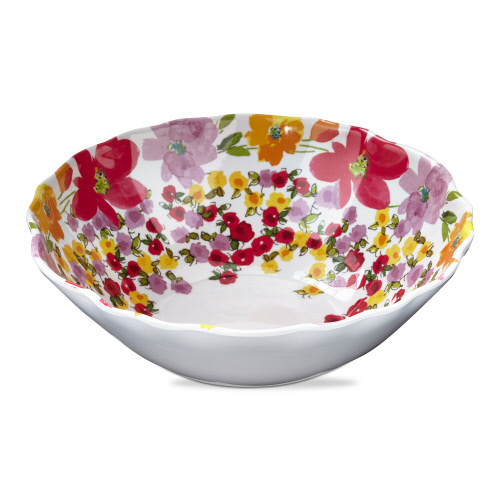 Picture of SPRINGTIME FLORAL MELAMINE SERV BWL