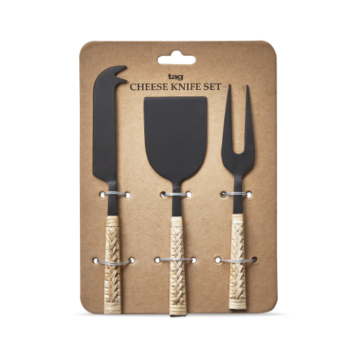 Picture of CHEESE UTENSIL BAMBOO HANDLE S/3