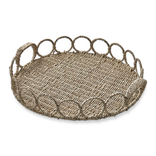 Picture of SEAGRASS LINK ROUND TRAY