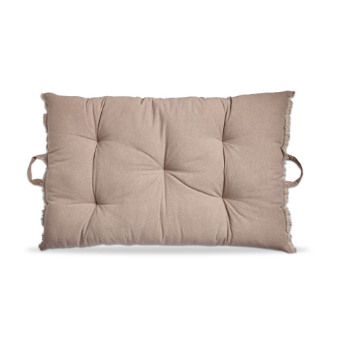 Picture of THROW PILLOW WITH HANDLES BEIGE