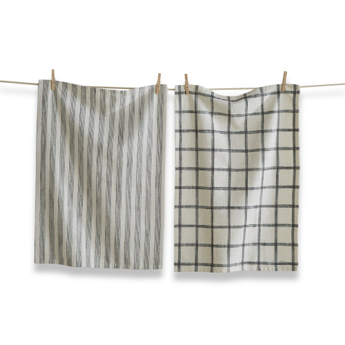 Picture of CHECK & STRIPE DISHTOWEL S/2
