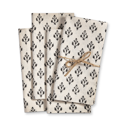 Picture of EMMA BLOCKPRINT NAPKIN S/4