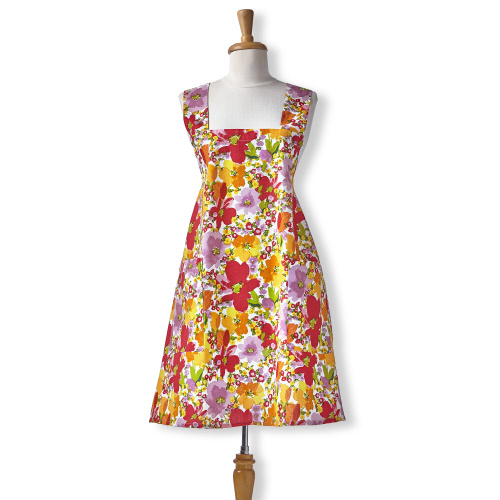 Picture of SPRINGTIME FLORAL PINAFORE APRON