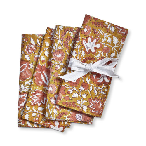 Picture of MIA BLOCK PRINT NAPKIN S/4