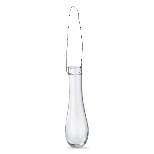 Picture of RAINDROP VASE WITH WIRE HANDLES