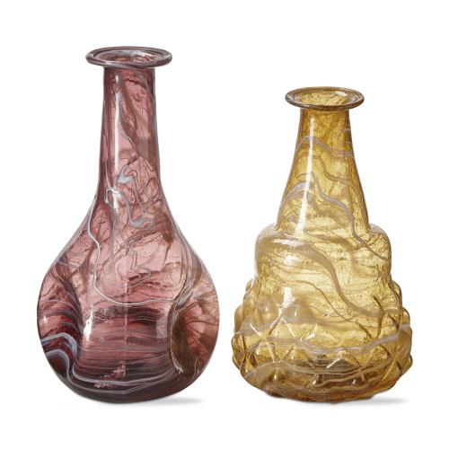 Picture of TWIRL BLOWN GLASS VASES