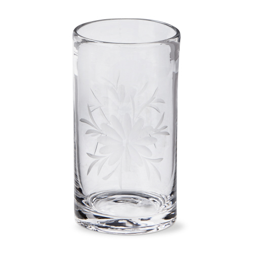 Picture of FLEUR ETCHED GLASS TUMBLER