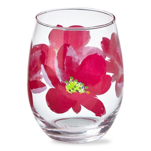Picture of SPRINGTIME STEMLESS WINE GLASS PINK