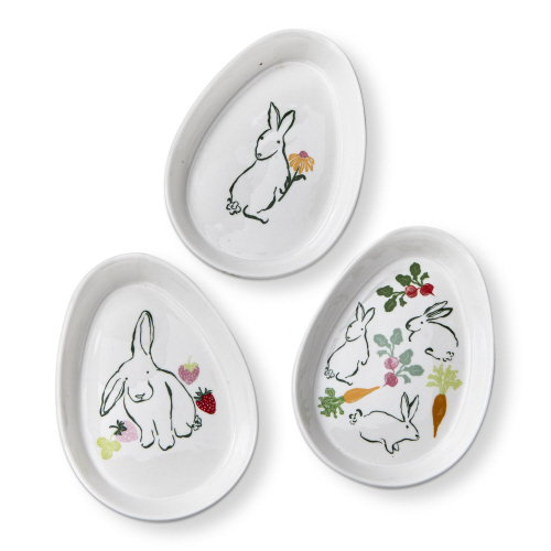 Picture of EASTER EGG PLATES MULTI