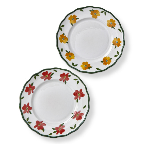Picture of SPRINGTIME FLORAL APP PLATES MULTI