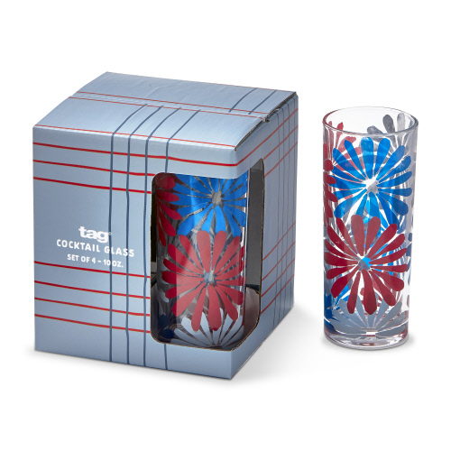 Picture of VERY GROOVY DRINKS GLASS S/4