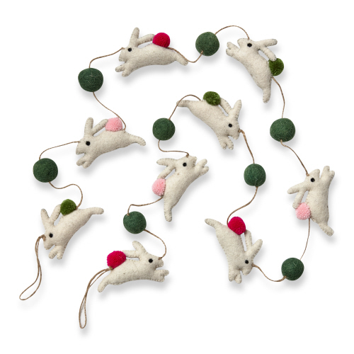 Picture of EASTER BUNNY WOOL FELT GARLAND