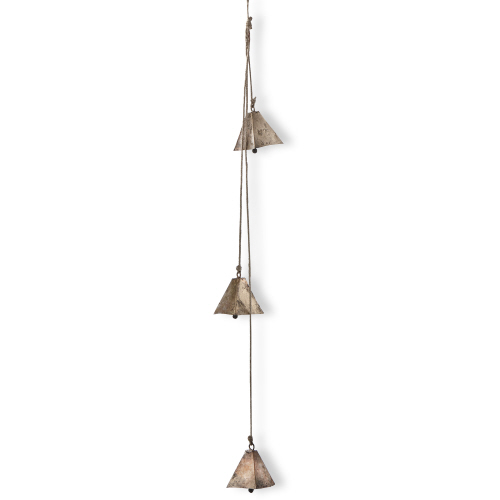 Picture of PYRAMID TEMPLE BELLS & JUTE ROPE SWAG