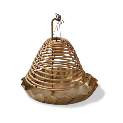 Picture of SCALLOPED METAL INCENSE HOLDER