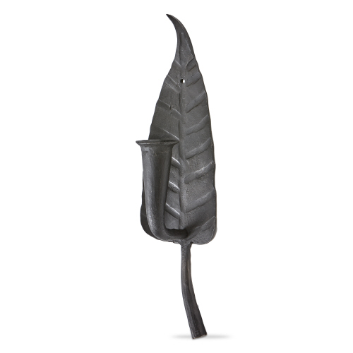 Picture of LEAF & FLOWER SCONCE CANDLE HOLDER