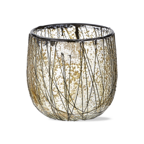Picture of GLASS THREAD TEALIGHT HOLDER