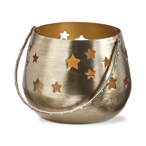 Picture of TWINKLING STARS TEALIGHT HOLDER