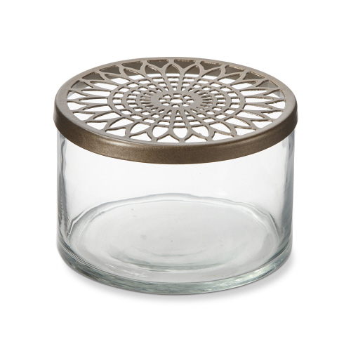 Picture of GIRASOL FLOWER FROG CYLINDER VASE SM
