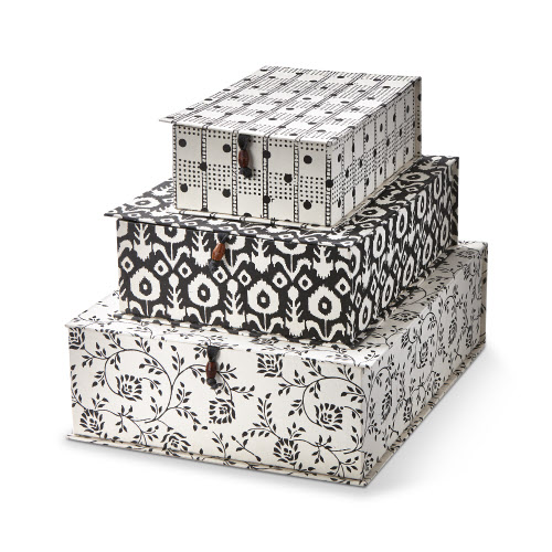 Picture of HARPER PAPER KEEPSAKE BOX S/3