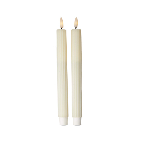 Picture of RIBBED LED TAPERS S/2