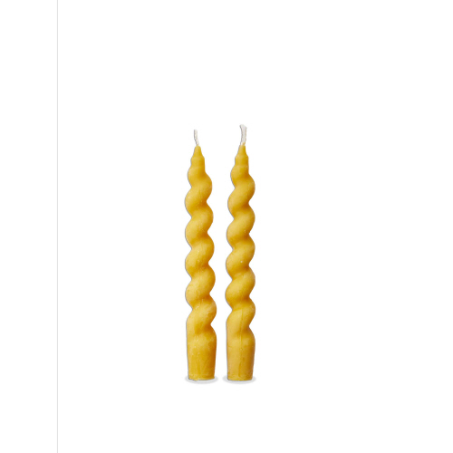 Picture of BEESWAX TWIST 7" TAPER S/2
