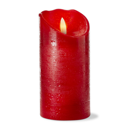 Picture of WEATHERED LED PILLAR 3X4 RED