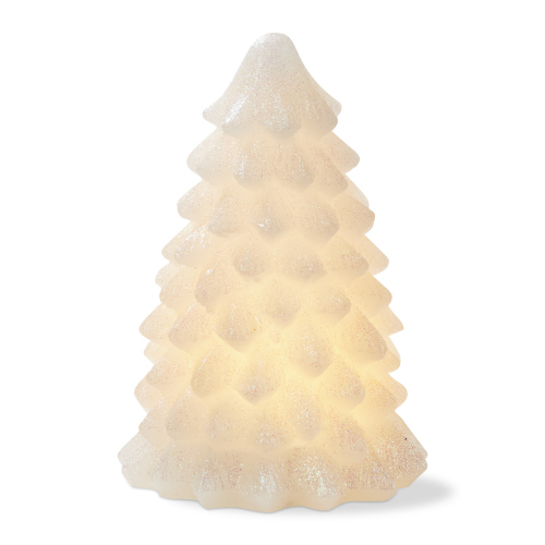 Picture of SNOWY PINE TREE LED CANDLE SMALL