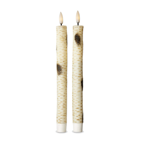 Picture of BIRCH LED TAPERS S/2