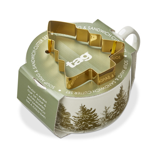 Picture of WILDE PINE SOUP MUG + CUTTER SET