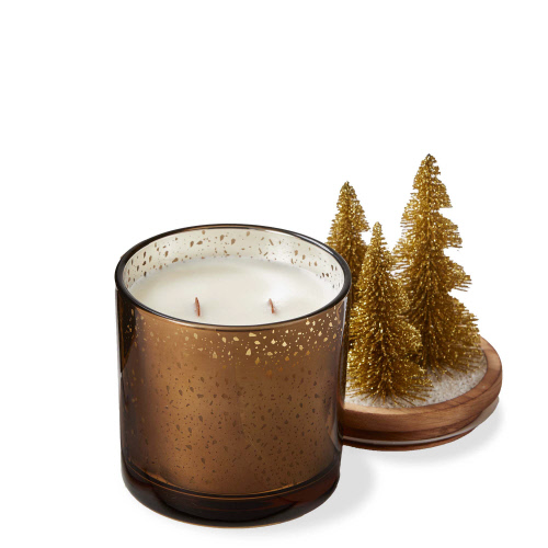 Picture of SNOWCAP BOTTLE BRUSH CANDLE