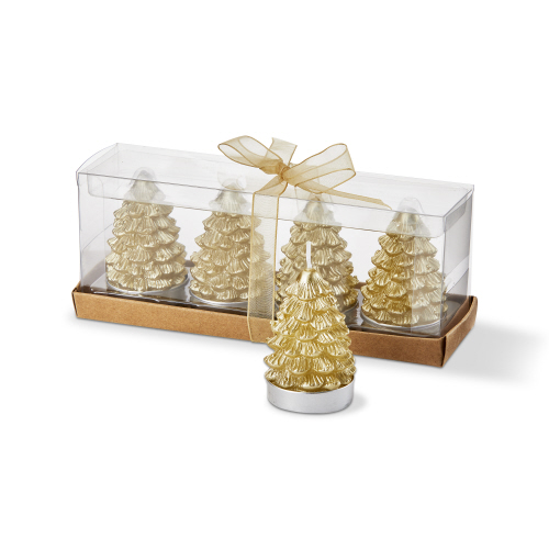Picture of FIR TREE TEALIGHTS S/4