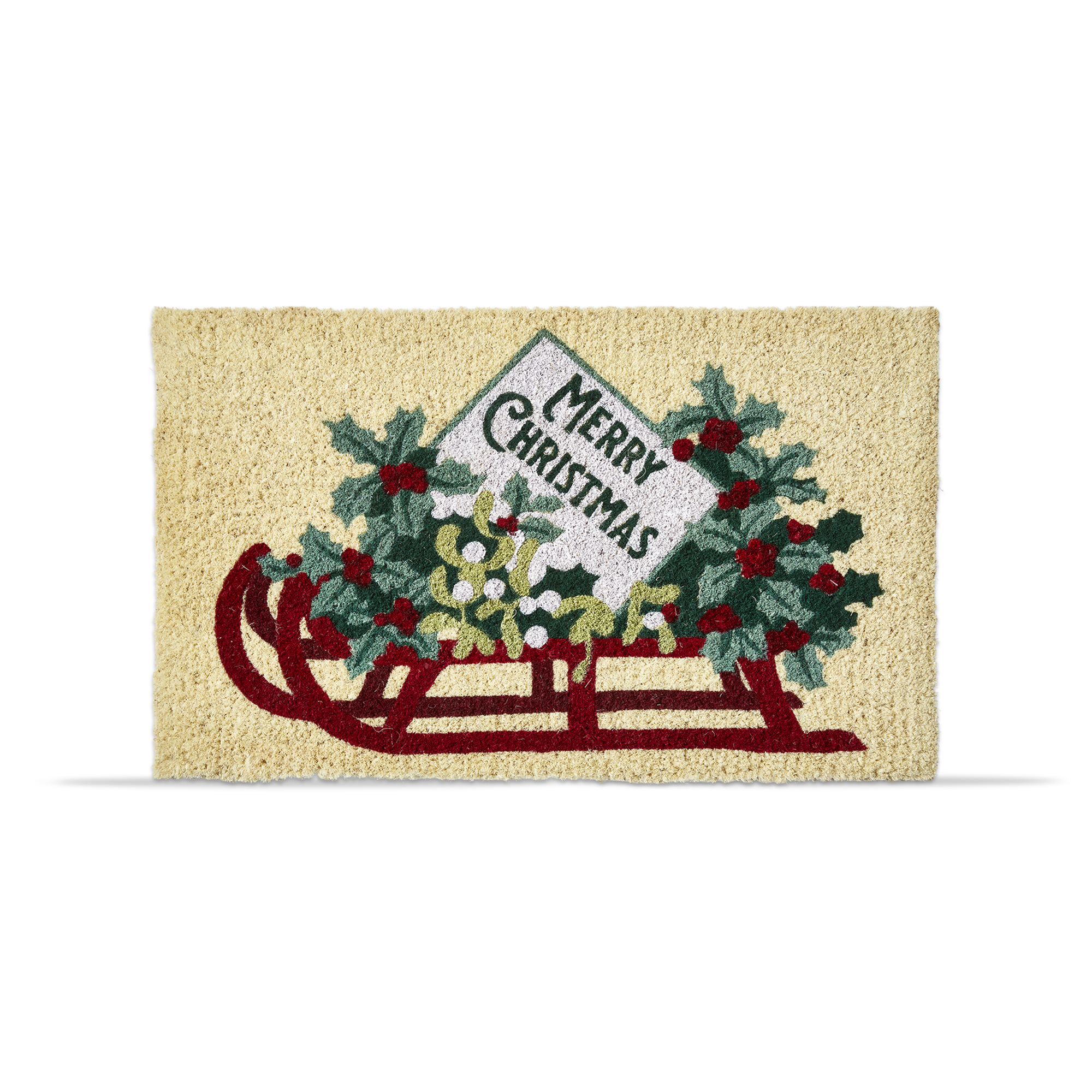 Picture of MERRY CHRISTMAS SLED COIR MAT