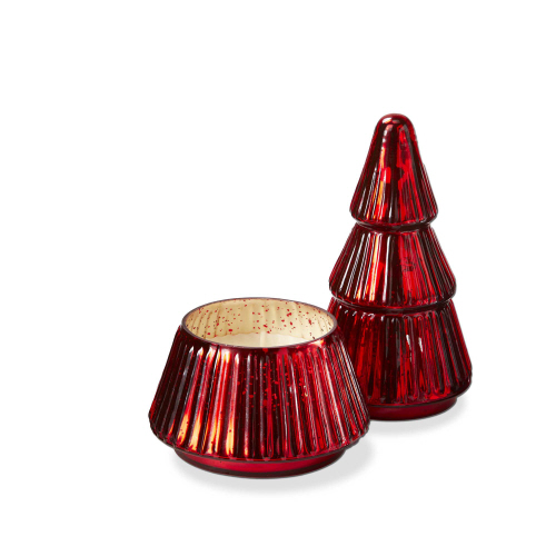 Picture of PORTOBELLO GLASS TREE CANDLE LG