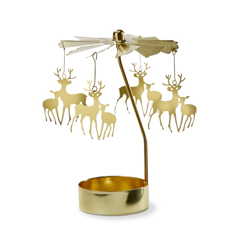 Picture of REINDEER CAROUSEL TEALIGHT HOLDER