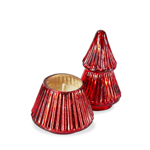 Picture of PORTOBELLO GLASS TREE CANDLE SM