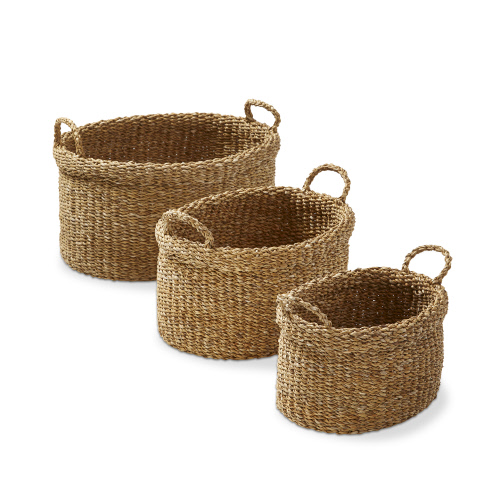 Picture of OVAL FOLDING BASKET W/HANDLE S/3