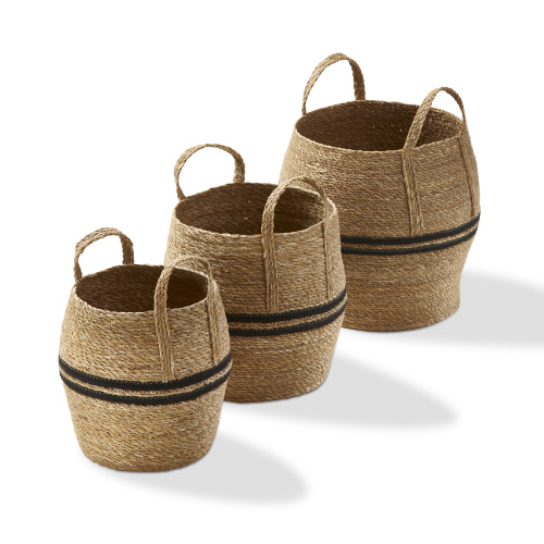 Picture of STRIPE BASKET S/3