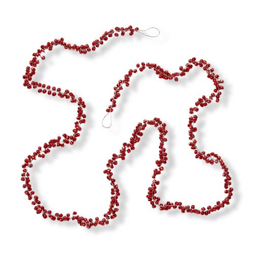 Picture of JINGLE BELL GARLAND RED
