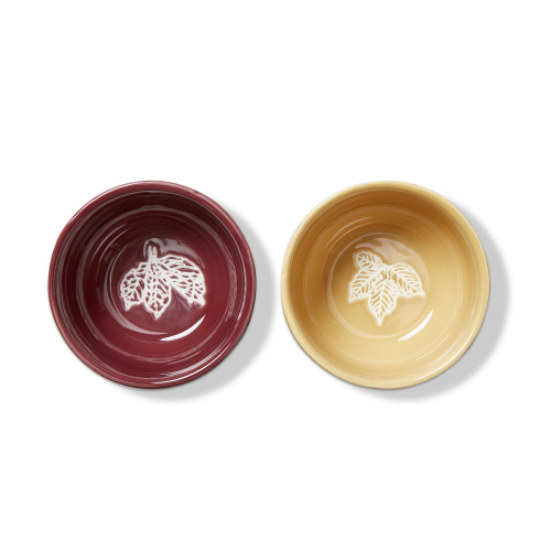 Picture of AUTUMN LEAVES DIP BOWL ASMT/2