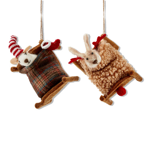 Picture of SLEEPY TIME CRITTER ORNAMENT ASMT/2