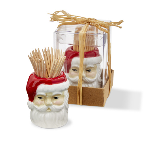 Picture of VINTAGE SANTA TOOTHPICK HOLDER SET