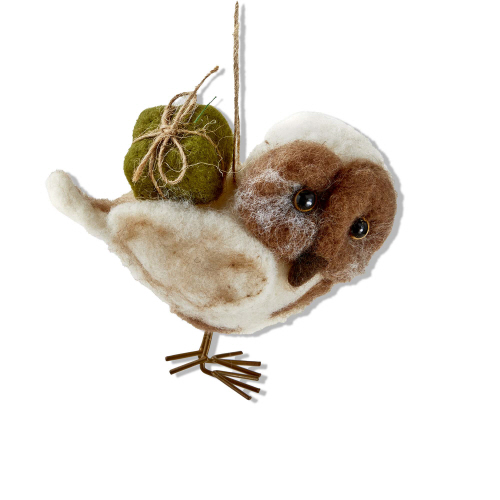 Picture of OWL W/PRESENT ORNAMENT