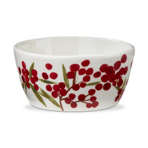 Picture of SPRIG SNACK BOWL RED MULTI