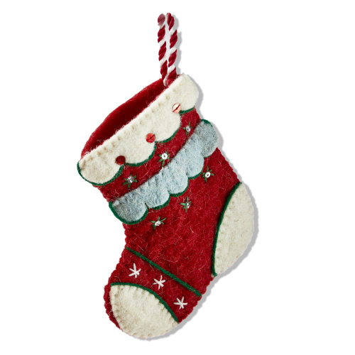 Picture of WHIMSY STCKING GIFT CARD HLDR ORNMT
