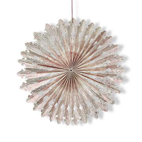 Picture of NOEL PAPER SNOWFLAKE DECOR 15.75"
