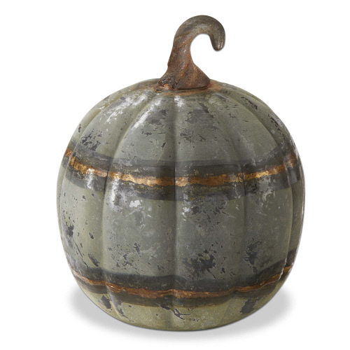 Picture of RUSTIC METAL PUMPKIN DECOR LARGE