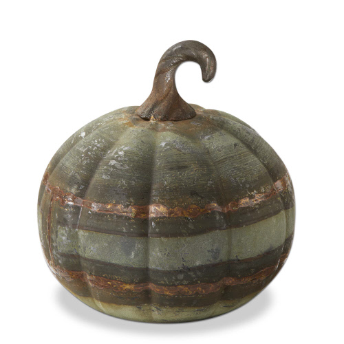 Picture of RUSTIC METAL PUMPKIN DECOR SMALL