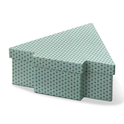Picture of CHRISTMAS TREE PAPER BOX GREEN
