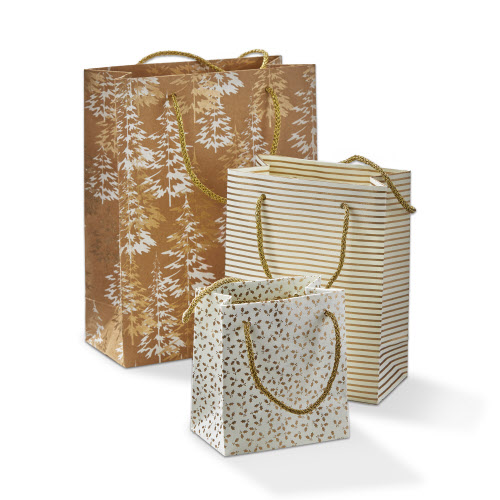 Picture of WINTER WONDERLAND GIFT BAG S/3